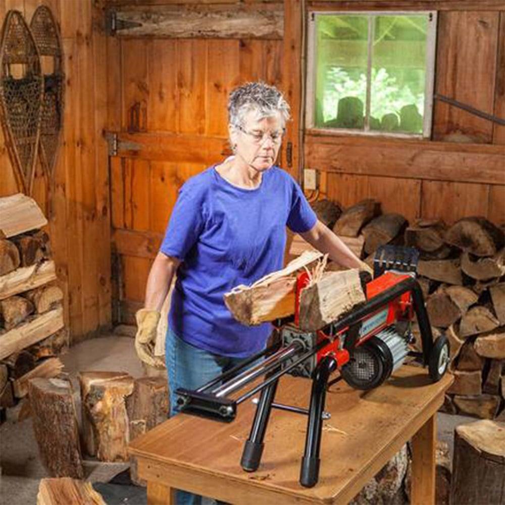 DR Power WH21005ACN Electric Log Splitter 5 Ton Rear Left View