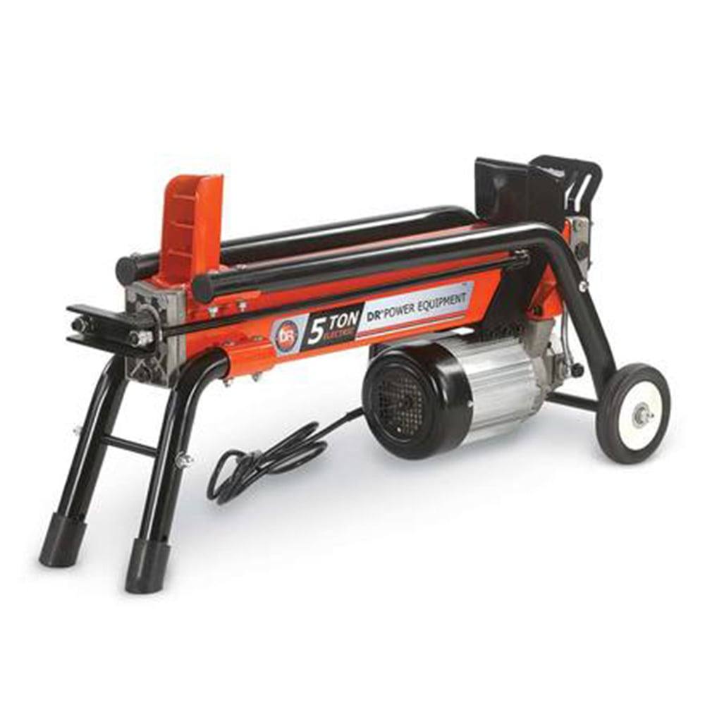 DR Power WH21005ACN Electric Log Splitter 5 Ton Rear Left View