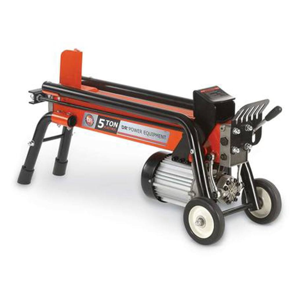 DR Power WH21005ACN Electric Log Splitter 5 Ton Rear Left View