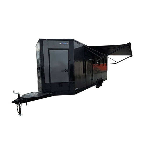 8.5' X 24' Custom Enclosed Dressing Room Trailer - SLE Equipment - 1