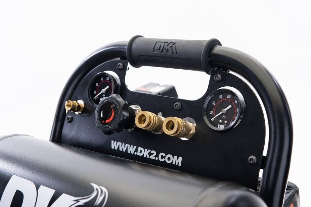 DK2 AC04G 4-Gallon Silent Electric Air Compressor 1HP Brushless