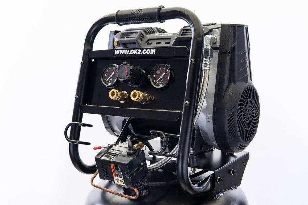 DK2 AC20G 20-Gallon Silent Electric Air Compressor 2HP Brushless