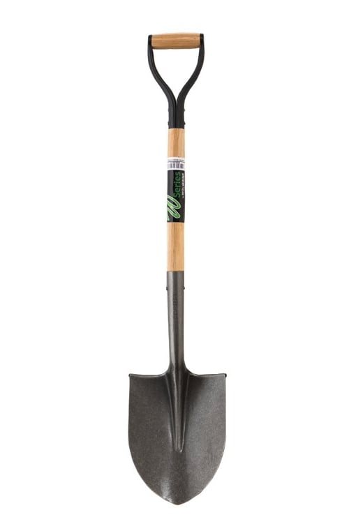 Wolverine WSD100 Round Point Shovel 26" Wood Handle