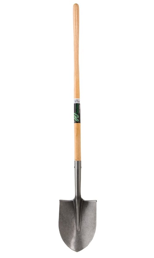 Wolverine WSL100 Round Point Shovel 42" Wood Handle