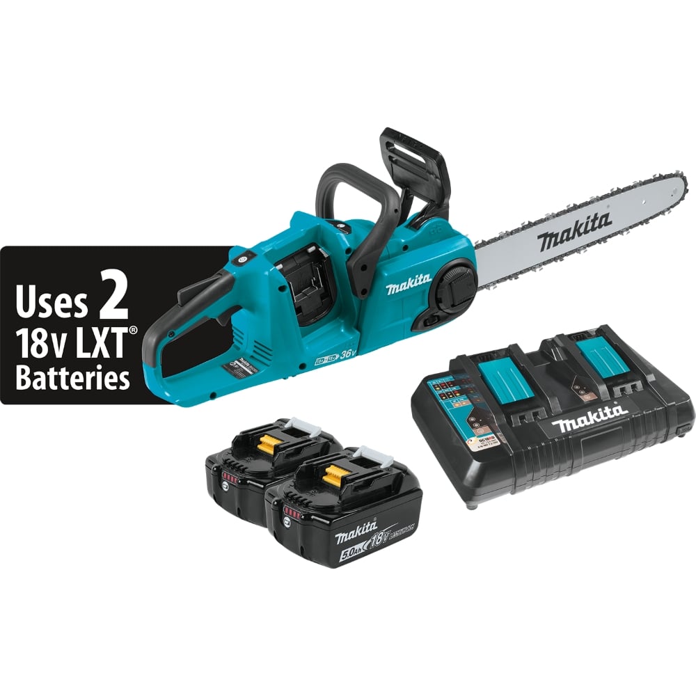 Makita XCU04PT Brushless Cordless 16" Chain Saw Kit (5.0Ah)