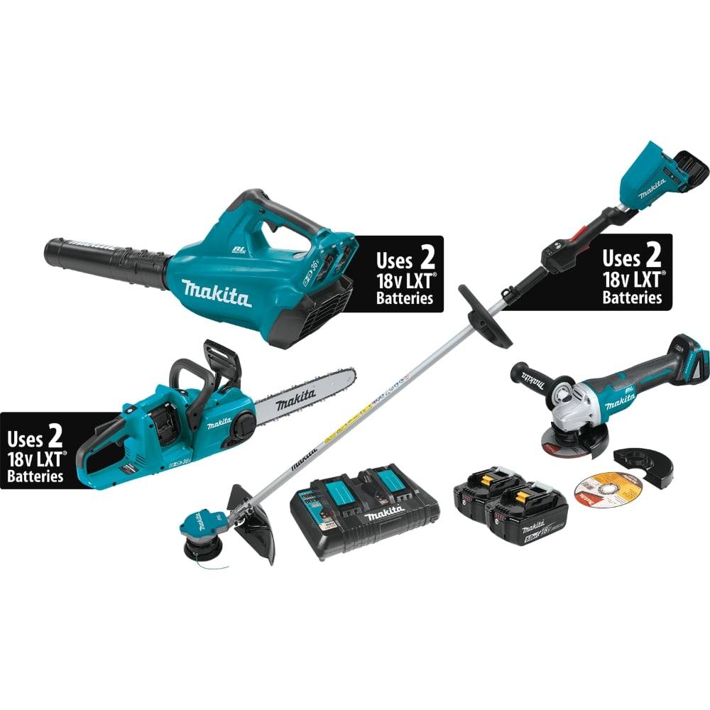 Makita XT331PTX Cordless String Trimmer Blower/Grinder Combo