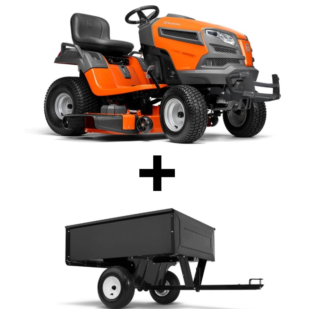 Husqvarna YT48DXLS Lawn Tractor 25 with Dump Cart