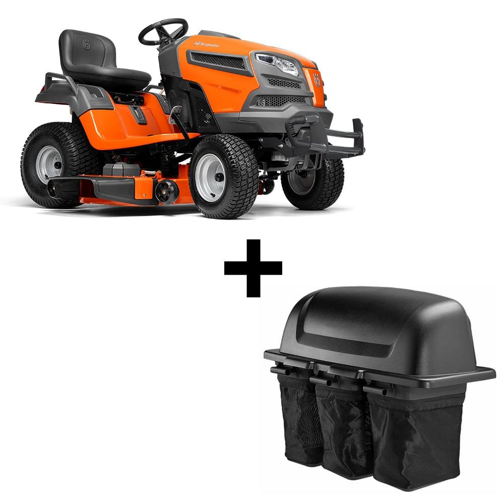 Husqvarna YT48DXLS Lawn Tractor 48" Deck Bagger