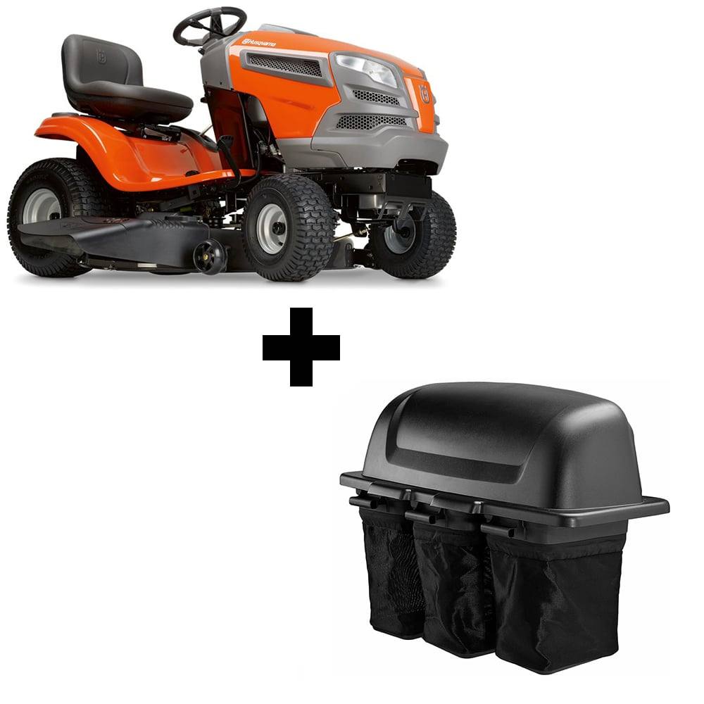 Husqvarna YTH22V46 Lawn Tractor and Bagger