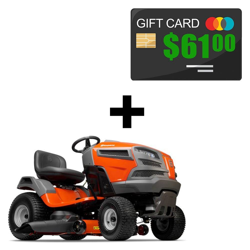 Husqvarna YTH24K48 48 Inch Riding Tractor with Gift Card