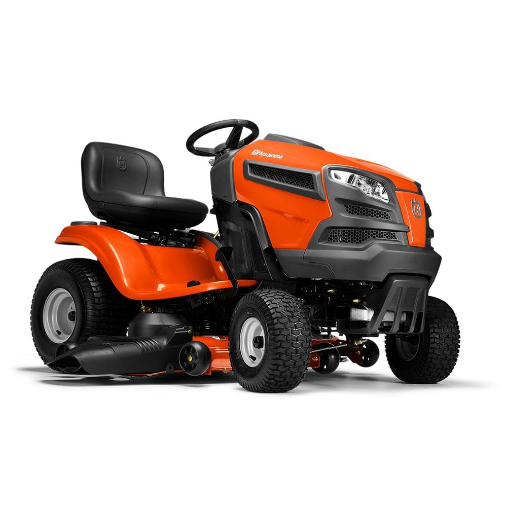 Husqvarna YTH24V48 Lawn Tractor with Dump Cart