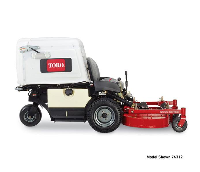 Toro 74313 8000 Zero Turn Mower 48" Direct Collect 25 hp Koh Front Left
