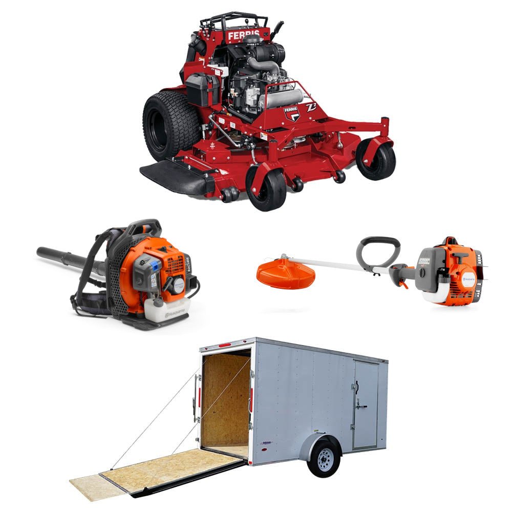 Ferris 5902164 SRSZ2 52" Stand On Mower Enclosed Trailer Handheld Package - SLE Equipment - 1