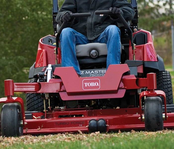 Toro 74096 Z500-D Zero Turn Mower 96" Rear Discharge Yanmar Front Right