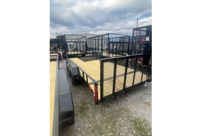 The Ultimate Hauling Solution: 7x18 Dovetail Utility Trailer with Side Gate