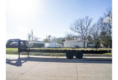 Unveiling the Robust 8.5x30 IBeam Gooseneck Straight Deckover Trailer