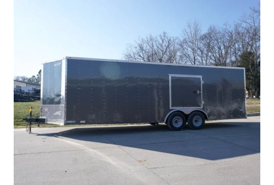 Exploring the Custom Enclosed Charcoal Gray Trailer: A Comprehensive Overview