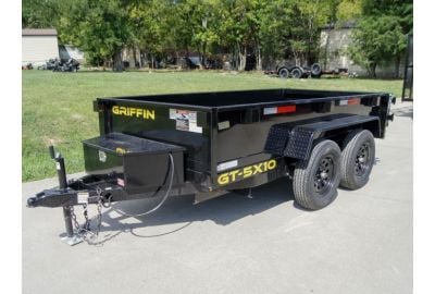 Introducing the 5x10x2 CHUBBS Hydraulic Dump Trailer