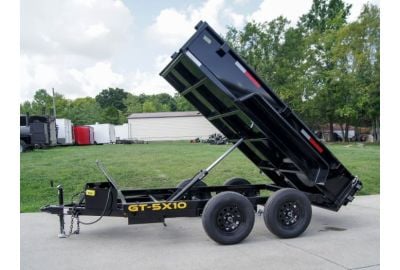 Introducing the 5x10x2 CHUBBS Hydraulic Dump Trailer