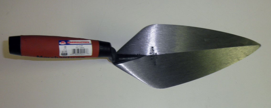 New Marshalltown 10123 11x4 7/8 London Brick Trowel DuraSoft Handle