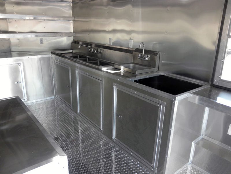 New 8 5 x 17 Concession Food Trailer with Grease Hood
