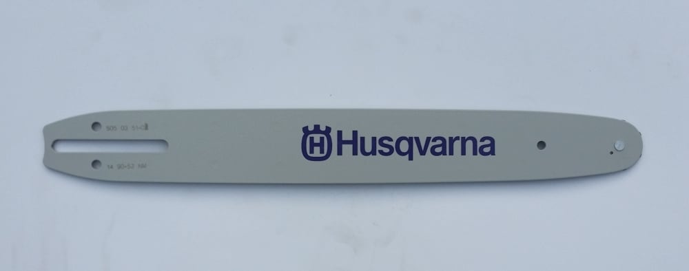 Three Husqvarna 14" Chainsaw Bars 52DL .043 Gauge 505035101 