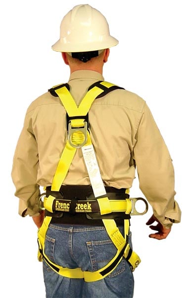 New French Creek 850AB Full Body Harness Shoulder Pads Hip Positioning 