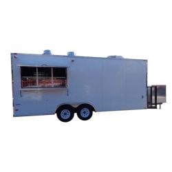 Concession Trailer 8.5'x20' White - Catering Food Vending Event