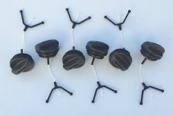 Pack of 6 Husqvarna Chainsaw Fuel/Oil Caps 435-450 Models 580943801