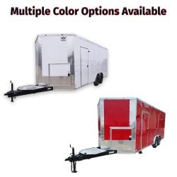  8.5' x 20' Concession Food Trailer White Event Catering Elite
