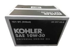 Kohler 25 357 05-S Case of 12 Quarts Engine Oil SAE 10W-30