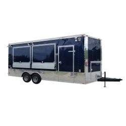 Concession Trailer 8.5'x20' Indigo Blue - Enclosed Kitchen Food Catering 