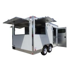Concession Trailer 8.5'x14' White - Vending Food Catering Event 
