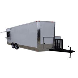 Concession Trialer 8.5 X 20 White - Food Event Catering 
