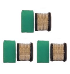Briggs & Stratton 697029 Air Filter / Pre-Cleaner Set of 3