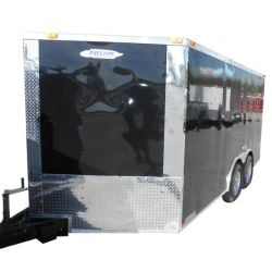 Enclosed Trailer 8.5'x14' Black - Custom Car Equipment ATV