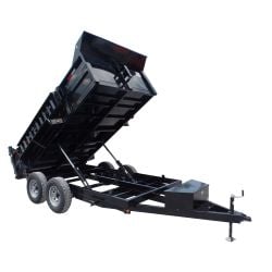 Heavy Duty Dump Trailer 6 x 12 with 5,200 lb Axles and 2ft Sides