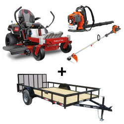 Toro 75747 42" TimeCutter Zero Turn Mower Util Trailer Handheld Bundle