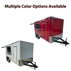 7' X 16' Flatfront Concession Trailer Food Event Catering