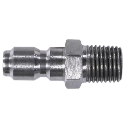 BE 85.300.109 Coated Stainless Steel Quick Connect Plug 1/4”