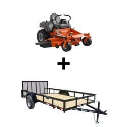 Husqvarna MZ61 61" Zero Turn Lawn Mower 24HP KAW (Scratch and Dent) Utility Package Deal