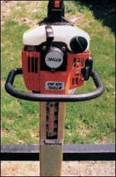 Trimmer Trap HS-1 Hedge Trimmer Rack Includes Power Head Support Brackets & SC-1 In Use