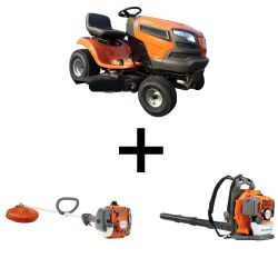 Husqvarna YTH18542 Lawn Tractor Handheld Package Deal
