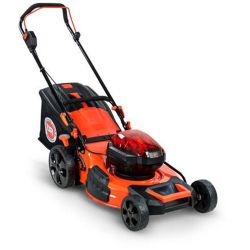DR Power CE75021XEN0 62V Battery Powered 21" Lawn Mower Front Right View 