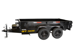 5x10 Hydraulic Dump Trailer with 2ft Sides (2) 3500lb Axles