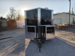 Concession Trailer 8.5' X 20' Black Food Catering 