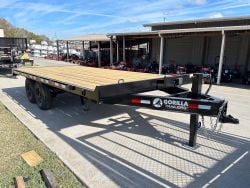 8.5x18 Deckover Trailer (2) 7,000lb Axles with Slide Out Ramps