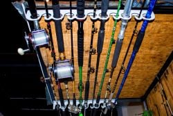 Green Touch FD011 Piranha Ceiling Mounted Fishing Rod Rack