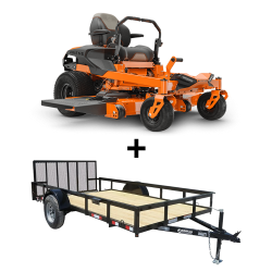 Lawn Mower Trailer Package Deals SLE Equipment Deck Size 60 in