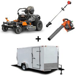 Ariens 918026 Ikon Onyx 52" Zero Turn Mower Enclosed Trailer Handheld Package